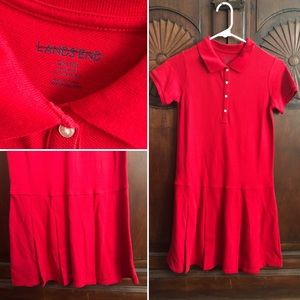 Lands End polo uniform dress size 10